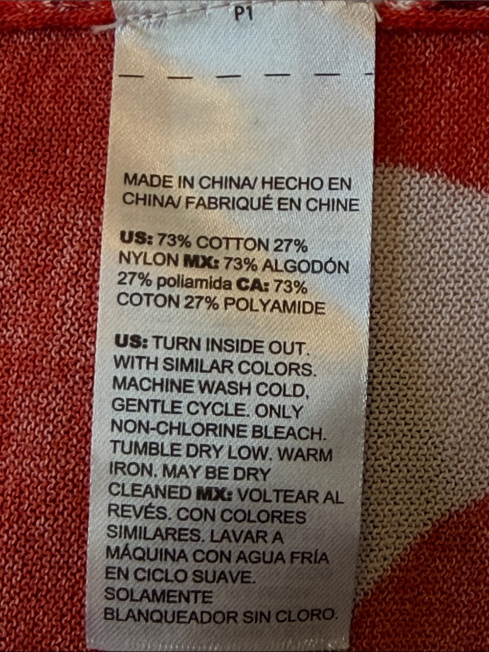 Chico's Size 2 Floral Lightweight Cardigan Red and White - Picture 8 of 8